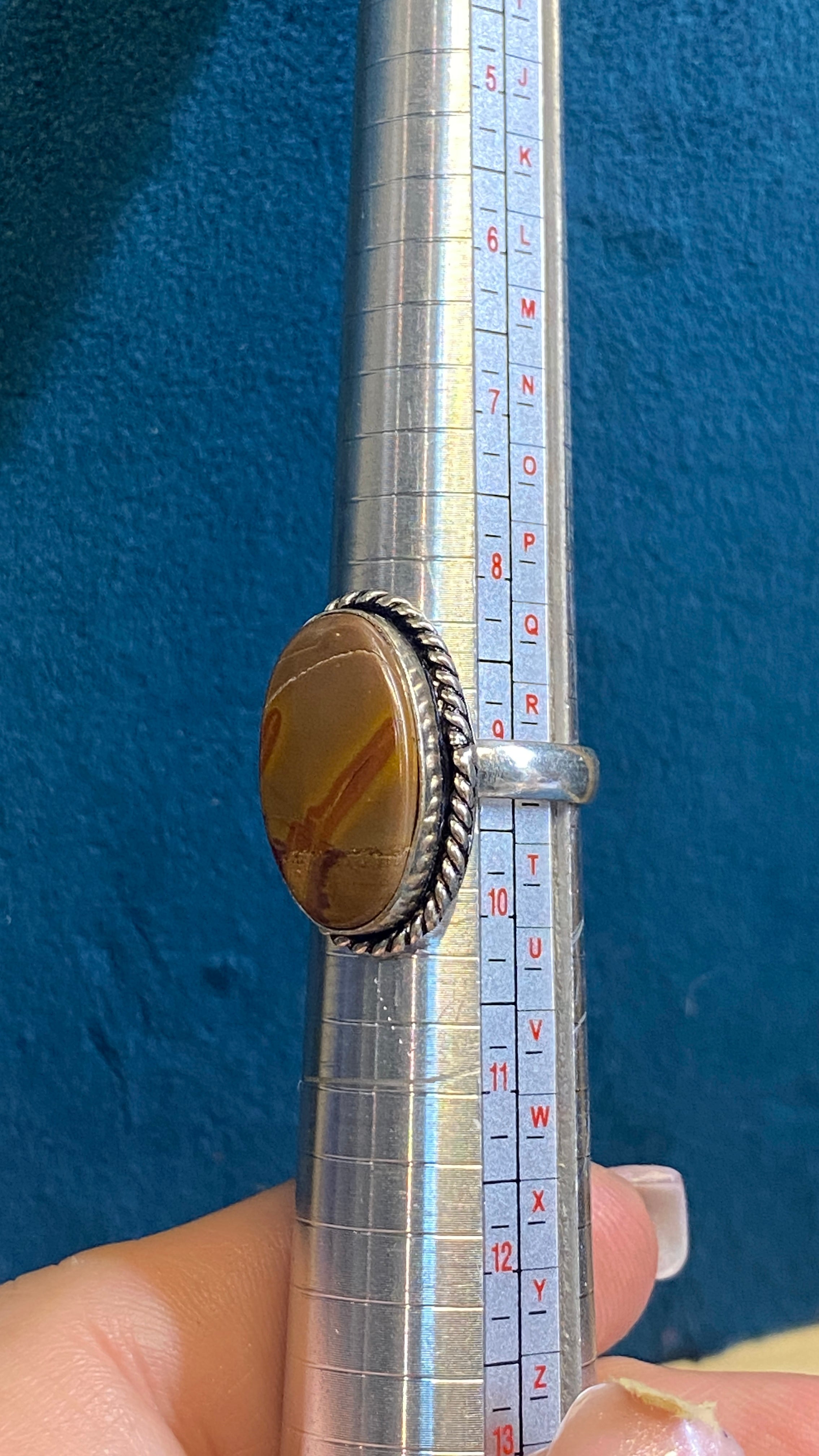 Picture Jasper Statement Ring