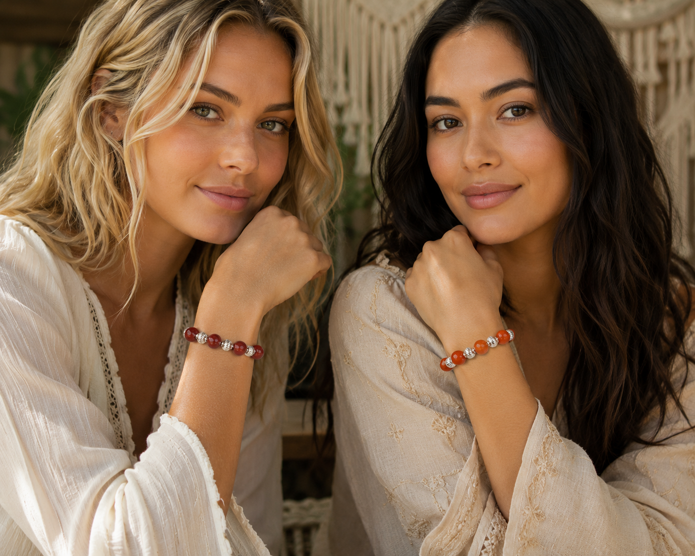 BRACELETS- -PICK YOUR STONE-PICK YOUR SIZE-PICK GOLD OR SILVER-10MM NATURAL STONE BEADS WITH 10MM 18k GOLD OR 925 SILVER PLATED BEADS