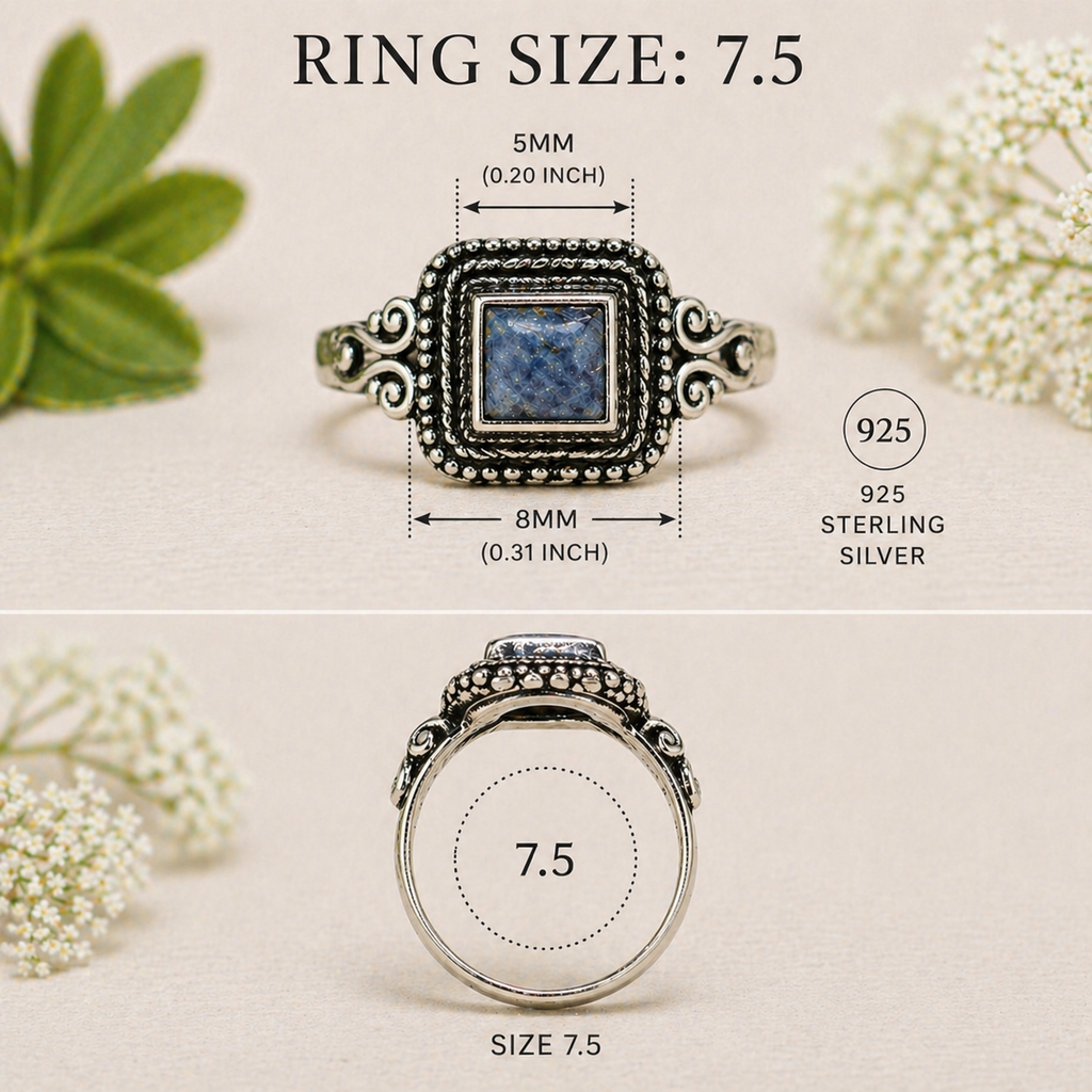 Moonlit Elegance – Rainbow Moonstone Ring