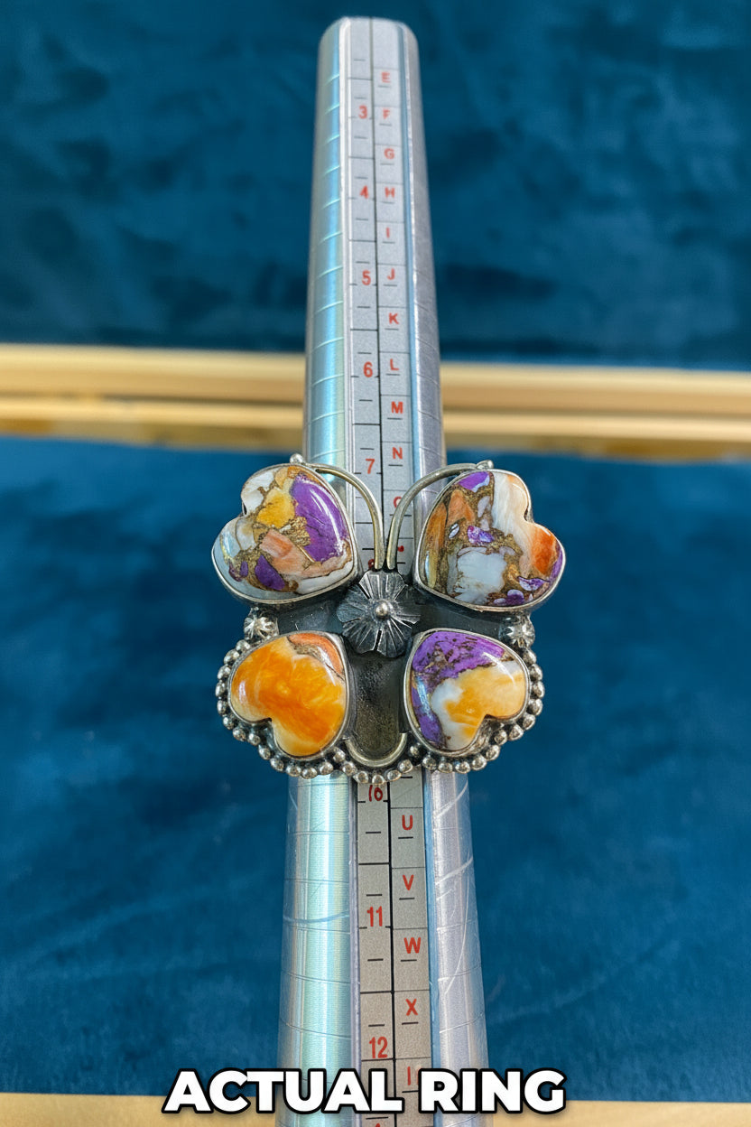 Spiny Oyster Butterfly Ring – One of a Kind