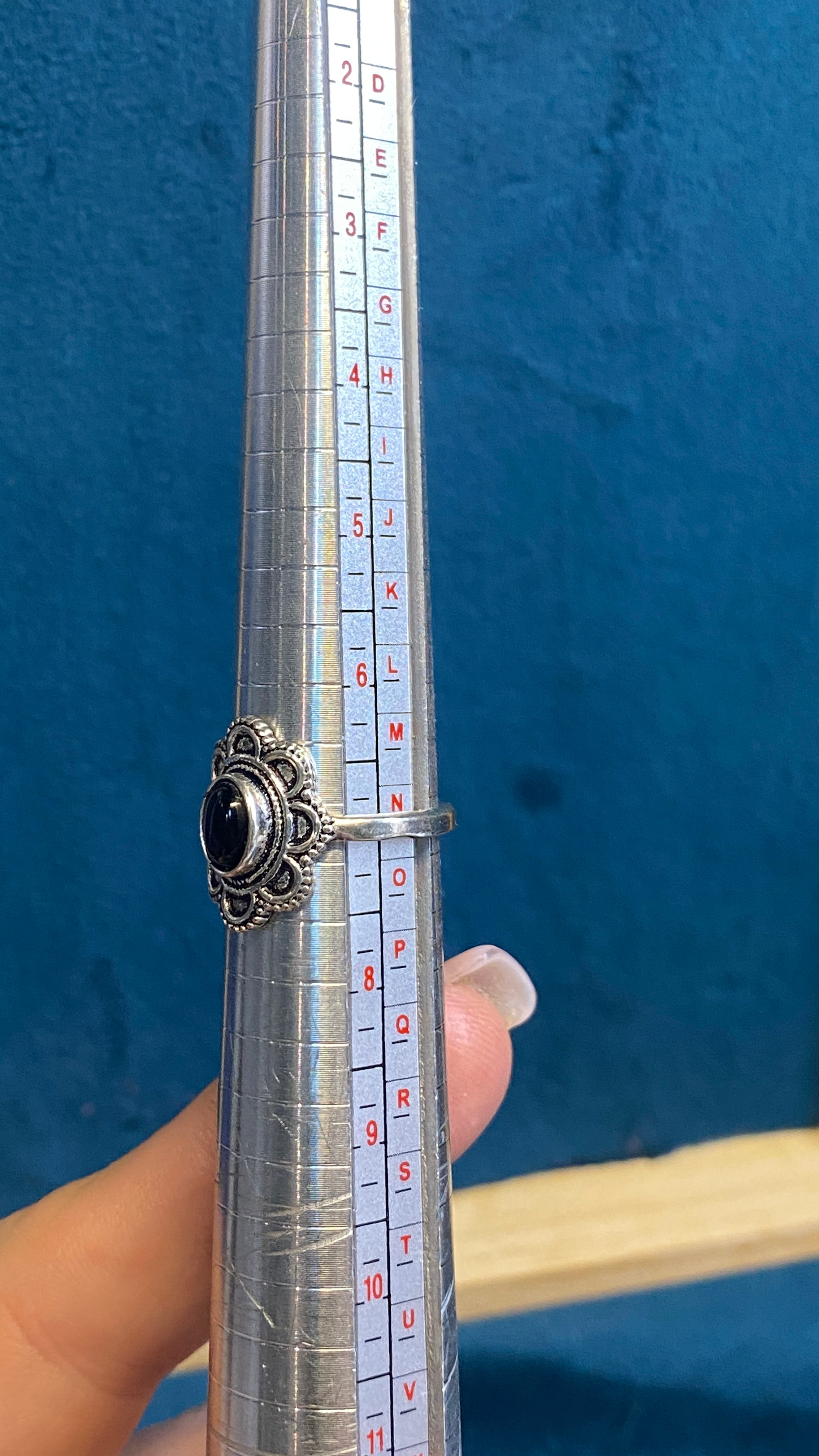 Black Onyx Ring size 6.75-7