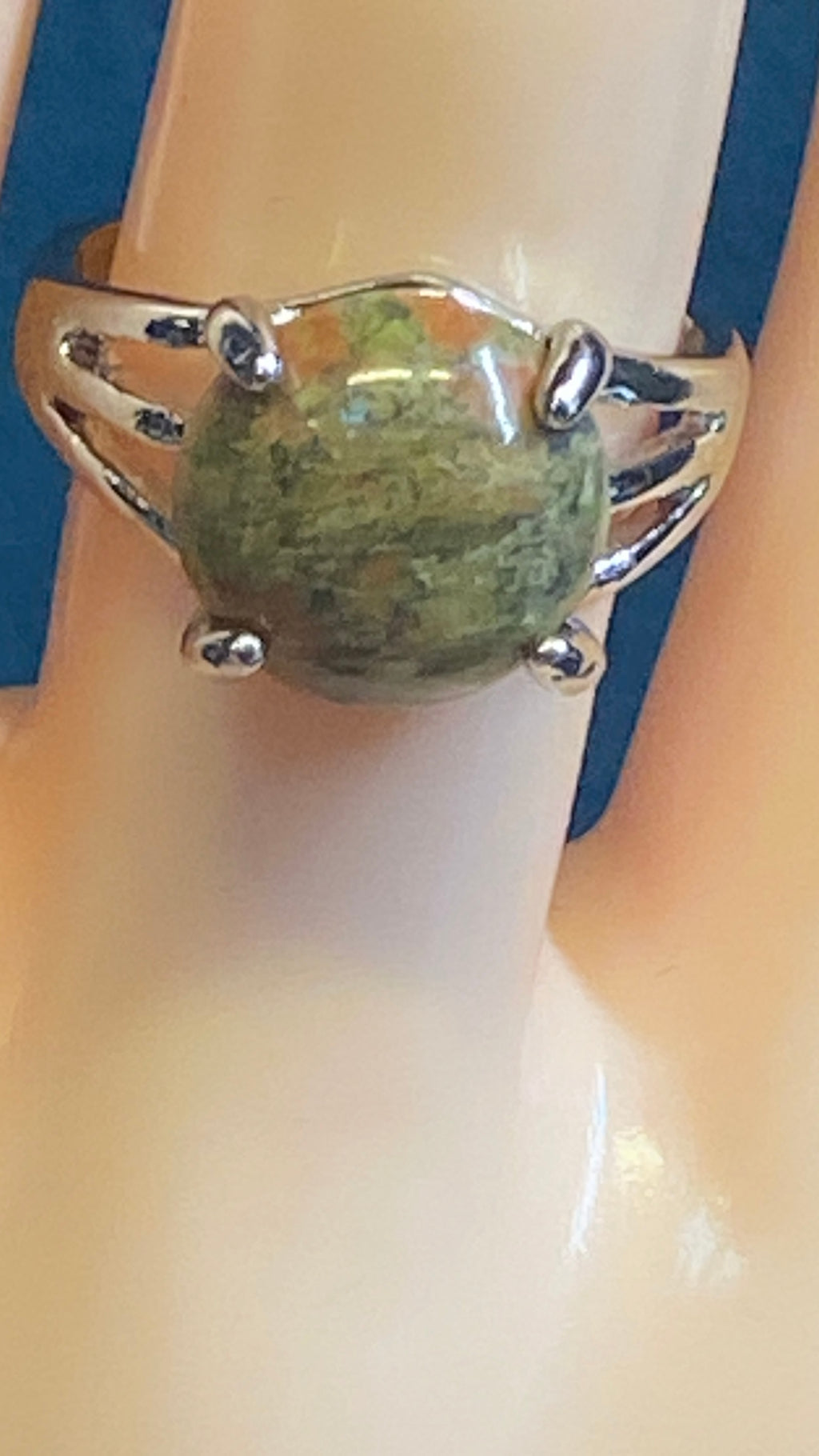 Stunning Unakite Ring – Size 7.5