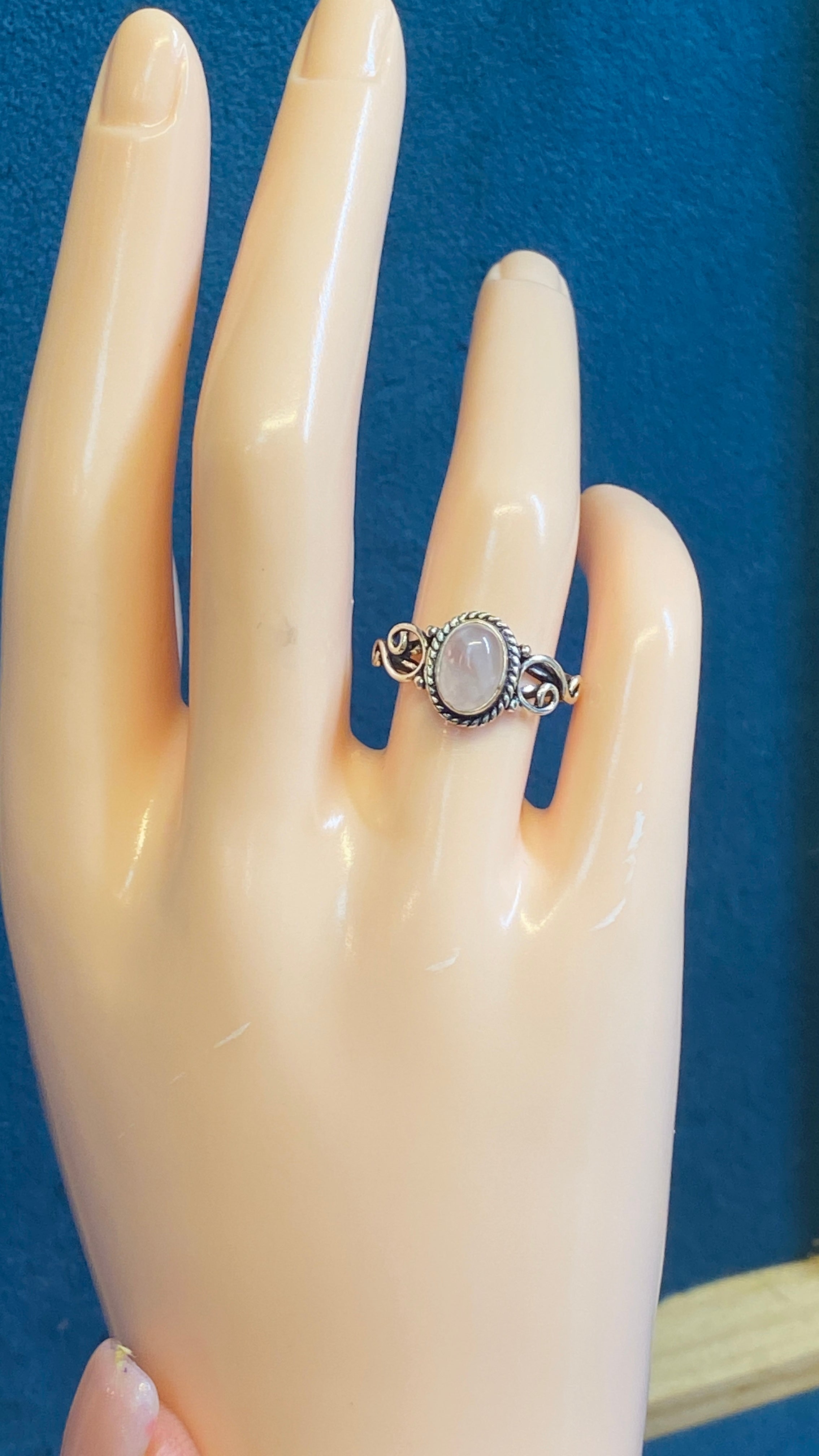 Rose Quartz Ring 6.5