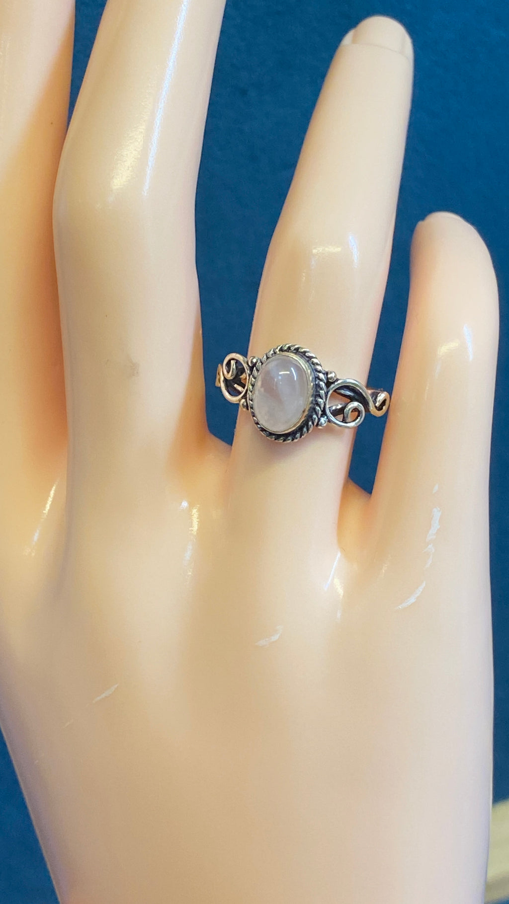 Rose Quartz Ring 6.5