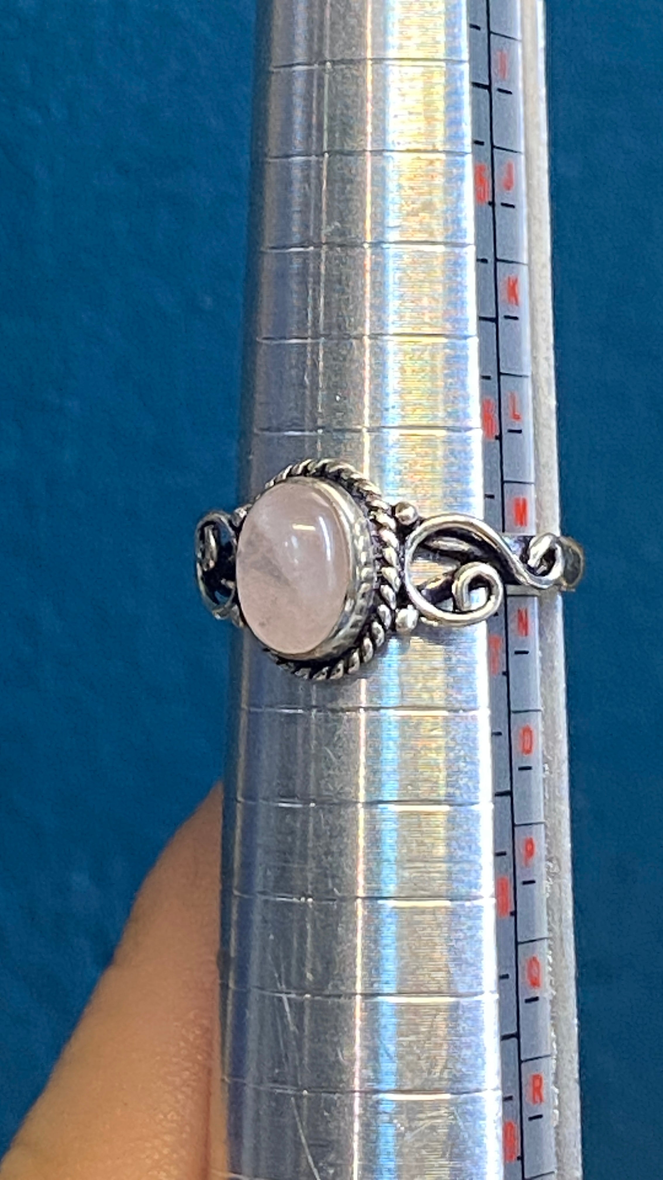 Rose Quartz Ring 6.5