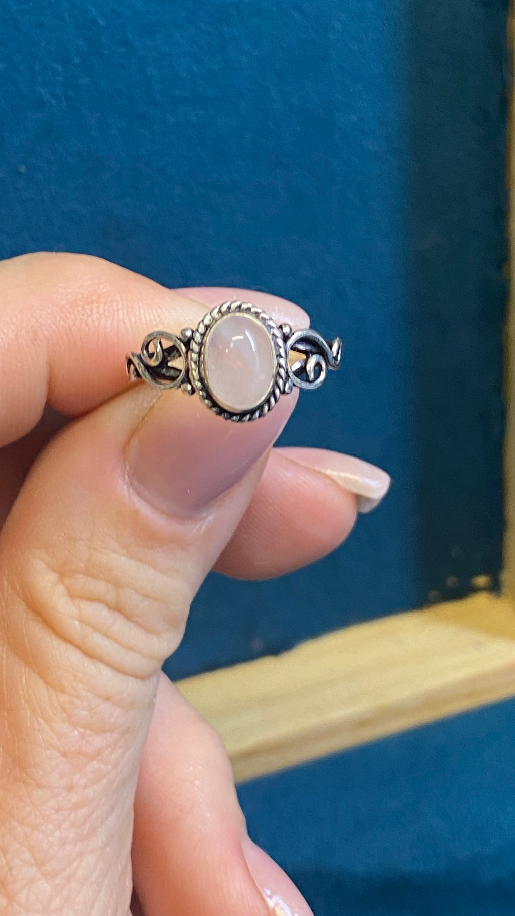 Rose Quartz Ring 6.5