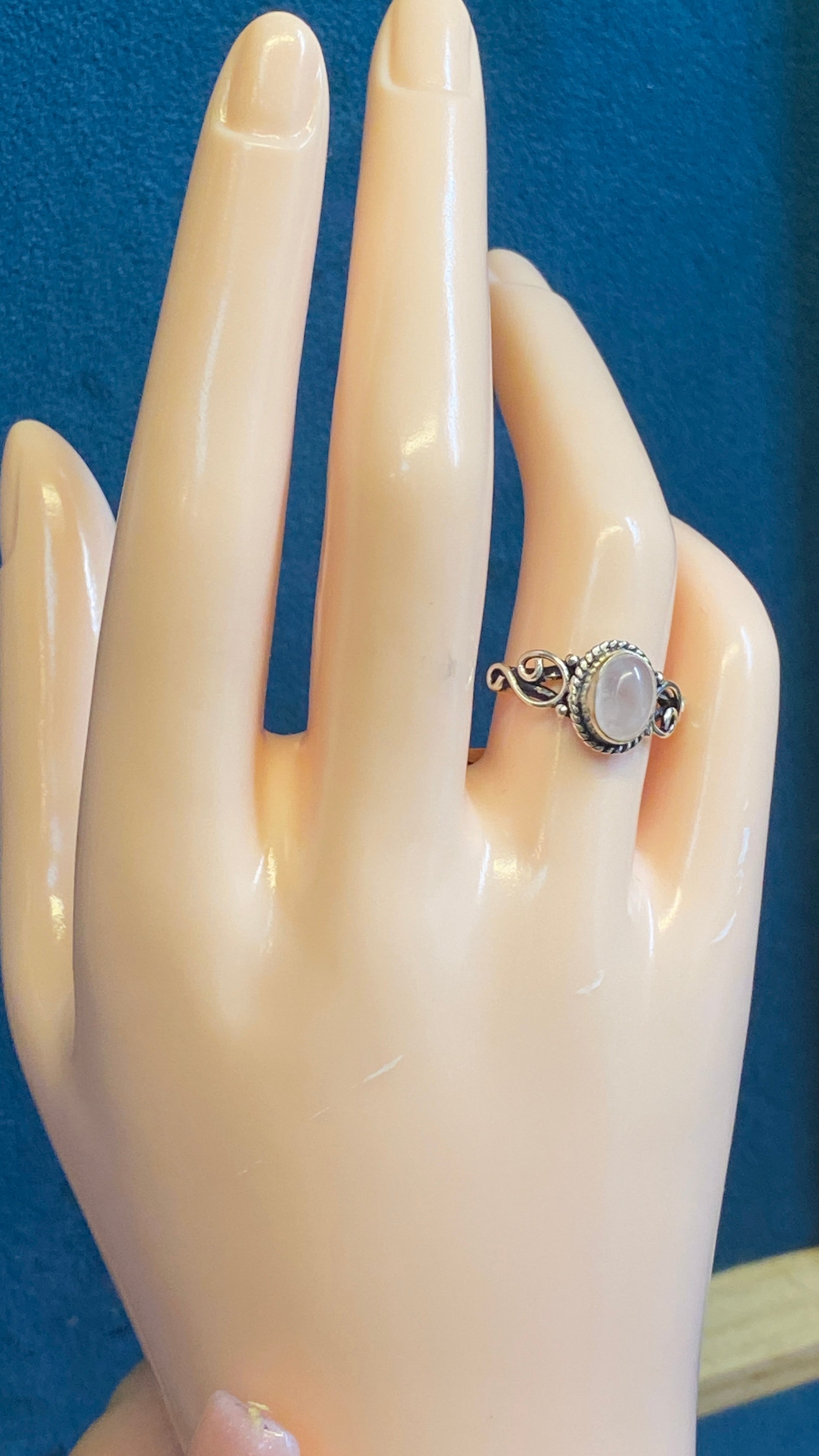 Rose Quartz Ring 6.5