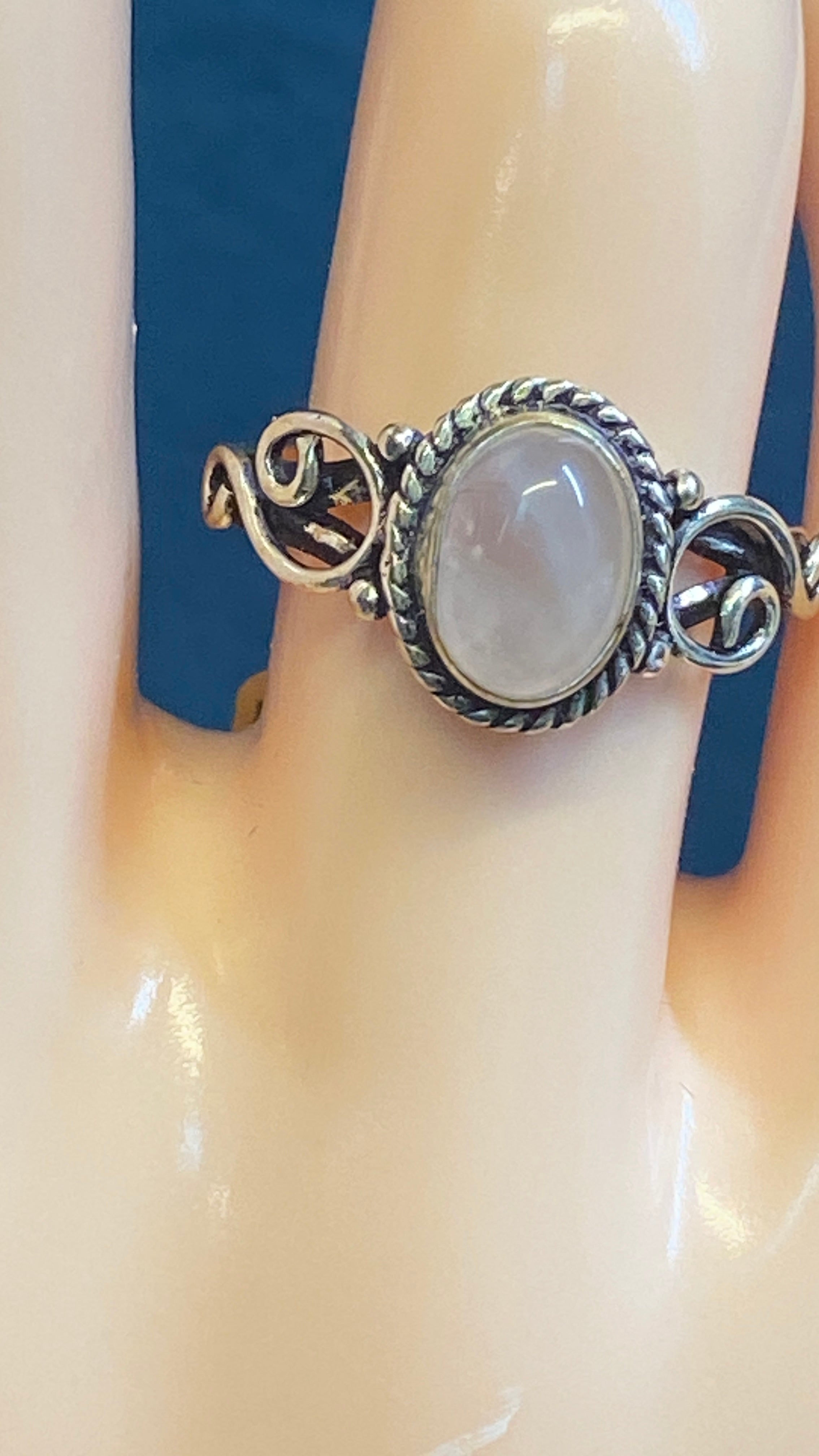 Rose Quartz Ring 6.5